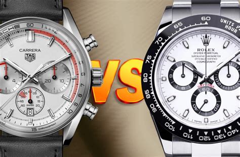 vintage heuer vs rolex|Rolex vs tag Heuer watch.